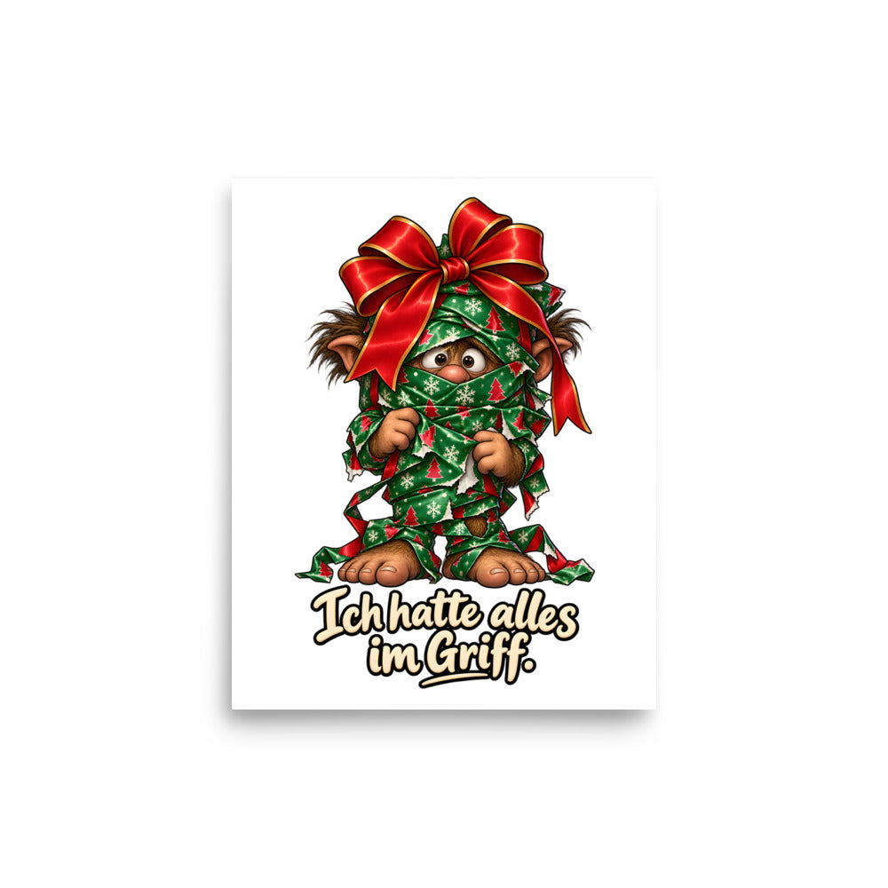 Geschenkpapier-Endgegner – Poster 8 × 10 Zoll