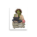 Zombie im Homeoffice – Poster 8 × 10 Zoll