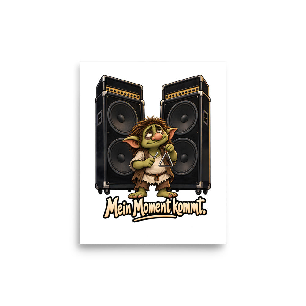 Triangel-Troll – Poster 8 × 10 Zoll
