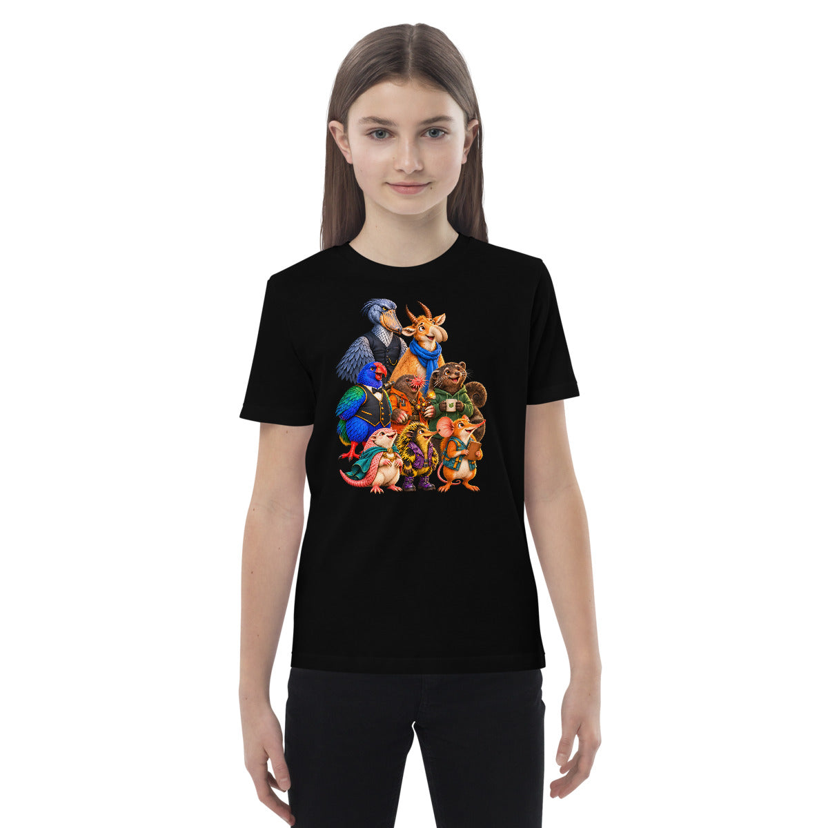 Die Wilde Acht – Alle acht Freunde – Bio-Kinder-T-Shirt – Frontdruck