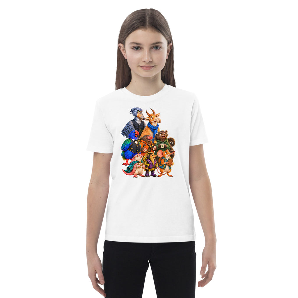 Die Wilde Acht – Alle acht Freunde – Bio-Kinder-T-Shirt – Frontdruck