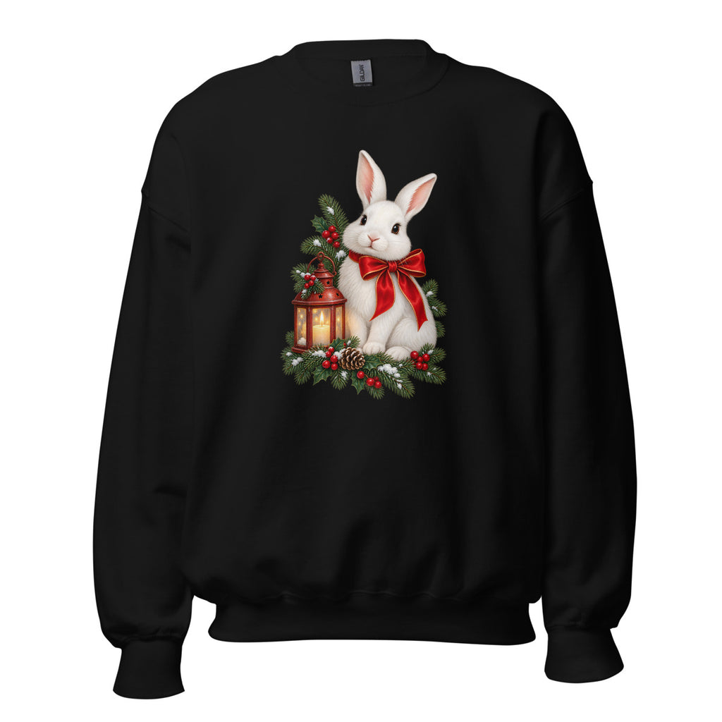 Schneehase – Sweatshirt – großer Frontdruck