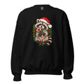 Festlicher Waschbär – Sweatshirt – großer Frontdruck