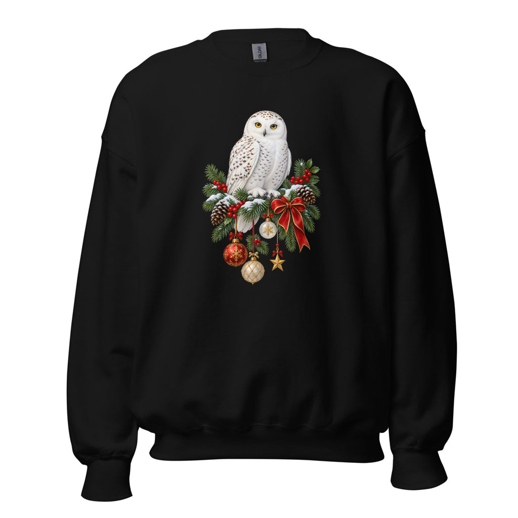 Wintereule – Sweatshirt – großer Frontdruck