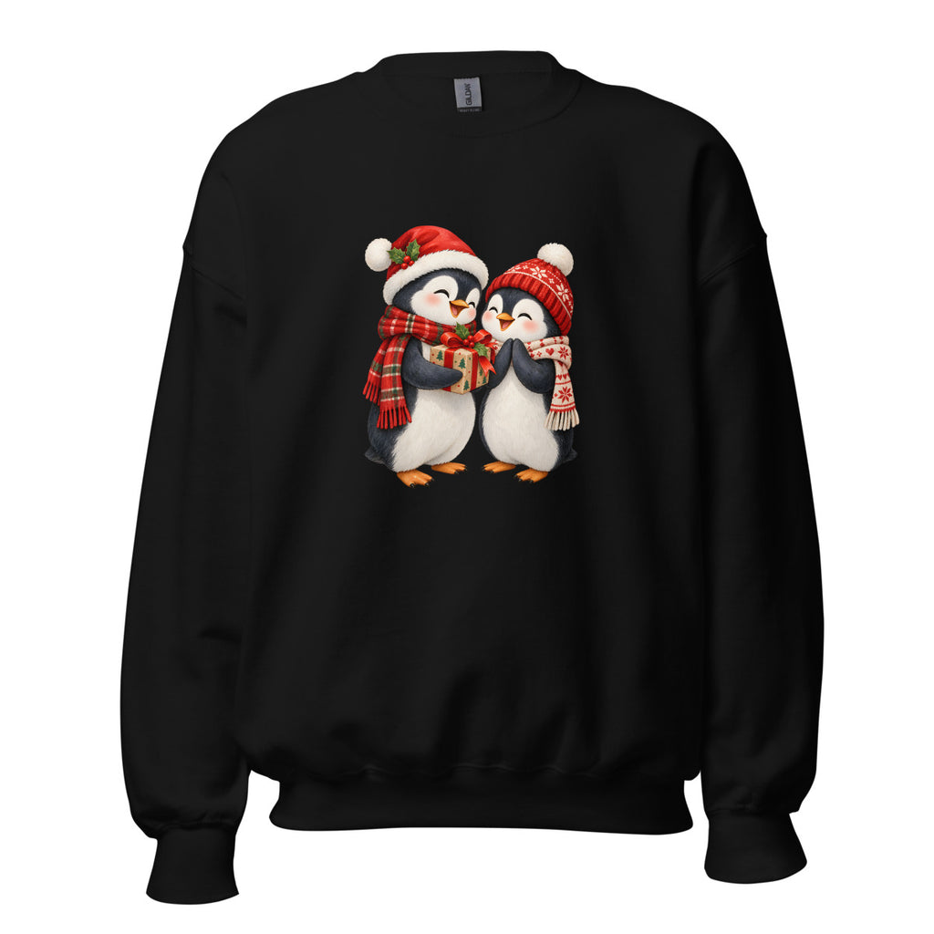 Pinguinfreude – Sweatshirt – großer Frontdruck