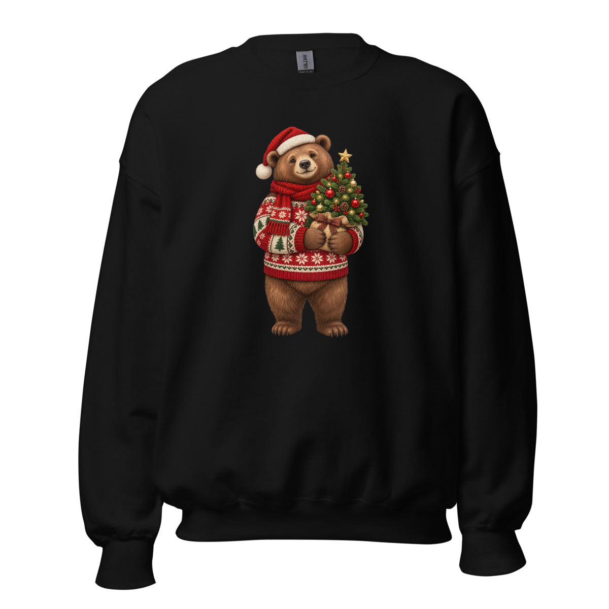 Winterbär – Sweatshirt – großer Frontdruck