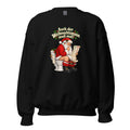 Auch der Weihnachtsmann muß mal! – Sweatshirt – großer Frontdruck
