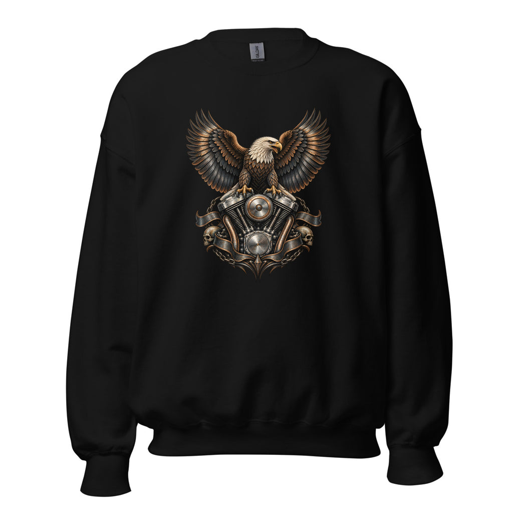 Adler der Landstraße – Sweatshirt – großer Frontdruck