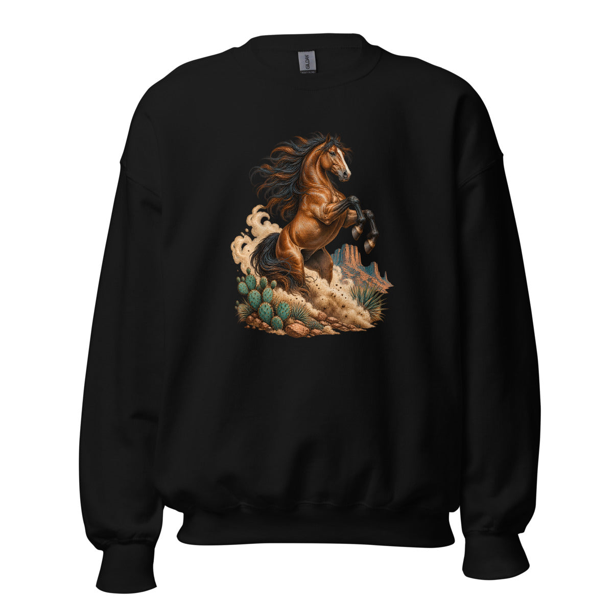 Wilder Mustang – Sweatshirt – großer Frontdruck