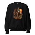 Cowboy im Abendrot – Sweatshirt – großer Frontdruck