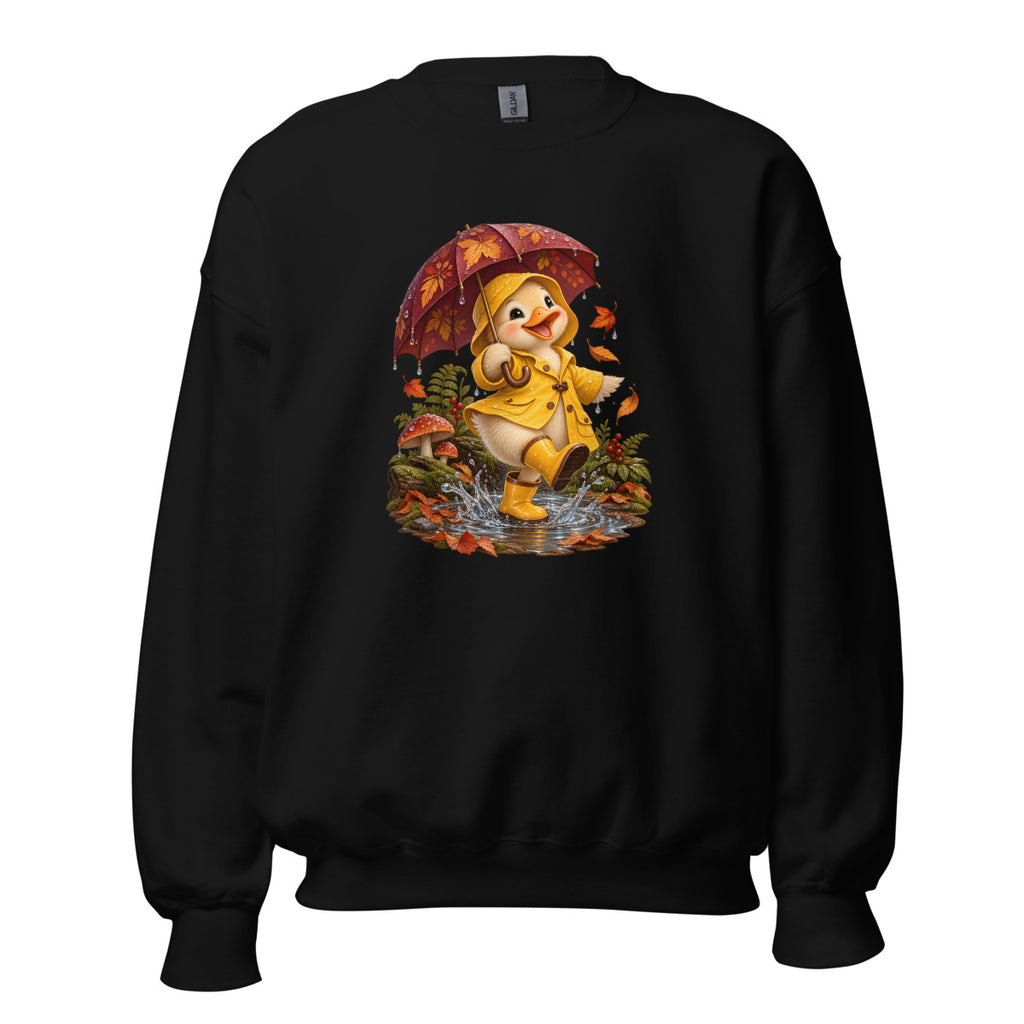 Regentanz der Ente – Sweatshirt – großer Frontdruck