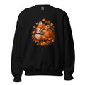 Fuchs im Blätterwirbel – Sweatshirt – großer Frontdruck