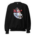 Schneemann auf Abwegen – Sweatshirt – großer Frontdruck