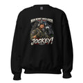 Man nennt mich auch Jockey! – Sweatshirt – großer Frontdruck