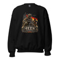 Bundeswehr Soldat mit Diensthund und Flagge – Sweatshirt – großer Frontdruck