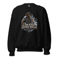 Marine Soldat mit Kriegsschiff – Sweatshirt – großer Frontdruck