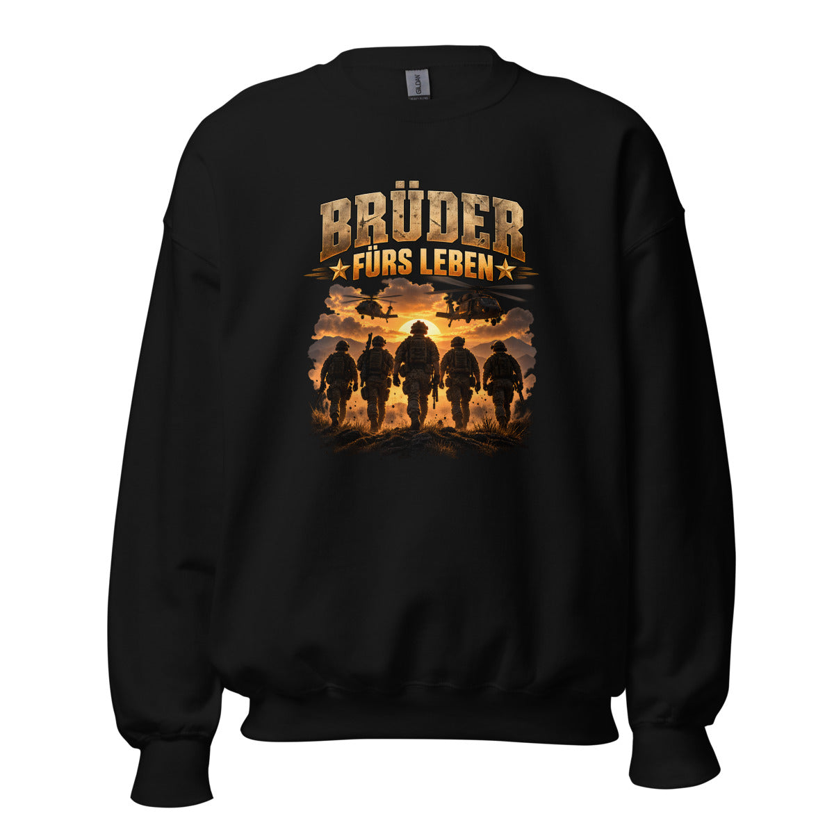 Brüder fürs Leben – Sweatshirt – großer Frontdruck