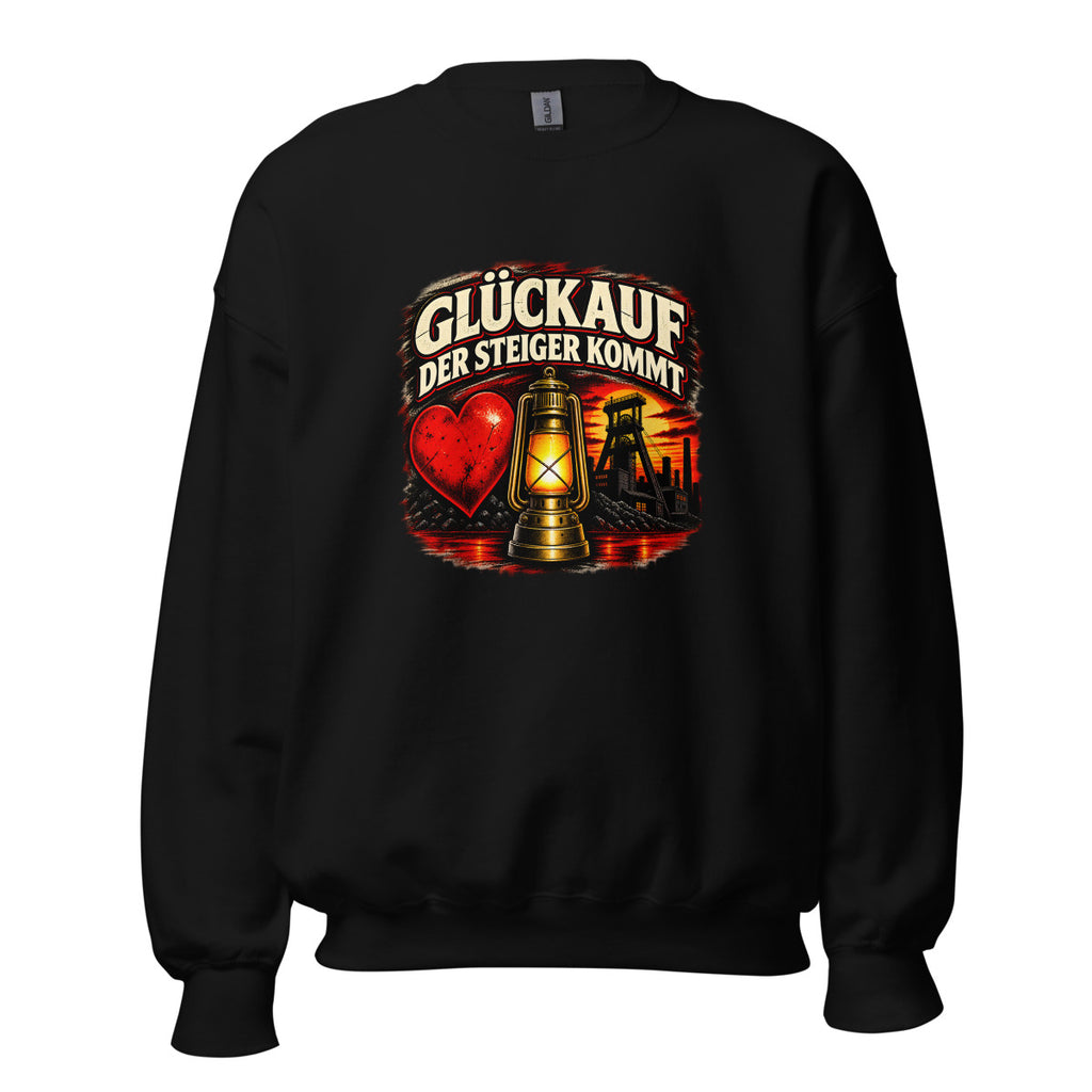Glückauf - Der Steiger kommt – Sweatshirt – großer Frontdruck