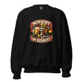Schicht im Schacht Skelett Bergbau Bier – Sweatshirt – großer Frontdruck