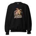 Überstunden-Motte – Sweatshirt – großer Frontdruck