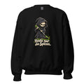 Sensenmann bei der Rasenpflege – Sweatshirt – großer Frontdruck