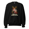 Rentier im Feierabendmodus – Sweatshirt – großer Frontdruck