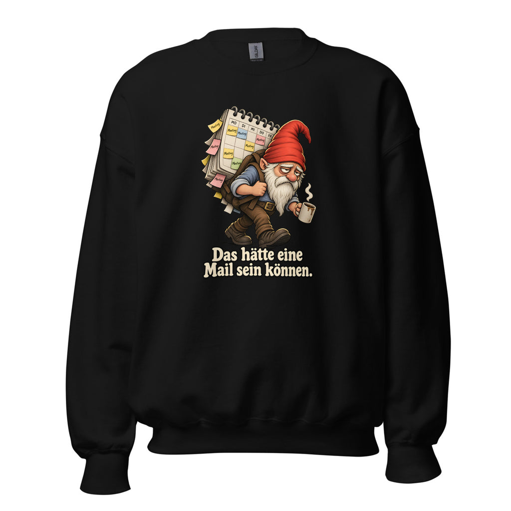 Meeting-Wichtel – Sweatshirt – großer Frontdruck