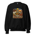 Skelett-Bauarbeiter mit Schriftzug "Legends Never Die" – Sweatshirt – großer Frontdruck