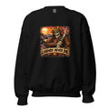 Skelett-Samurai mit Schriftzug "Legends Never Die" – Sweatshirt – großer Frontdruck
