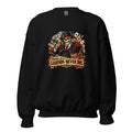 Skelett-Gangster mit Zigarre und Schriftzug – Sweatshirt – großer Frontdruck