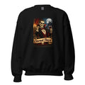 Vampir-Skelett mit Rotweinglas – Sweatshirt – großer Frontdruck