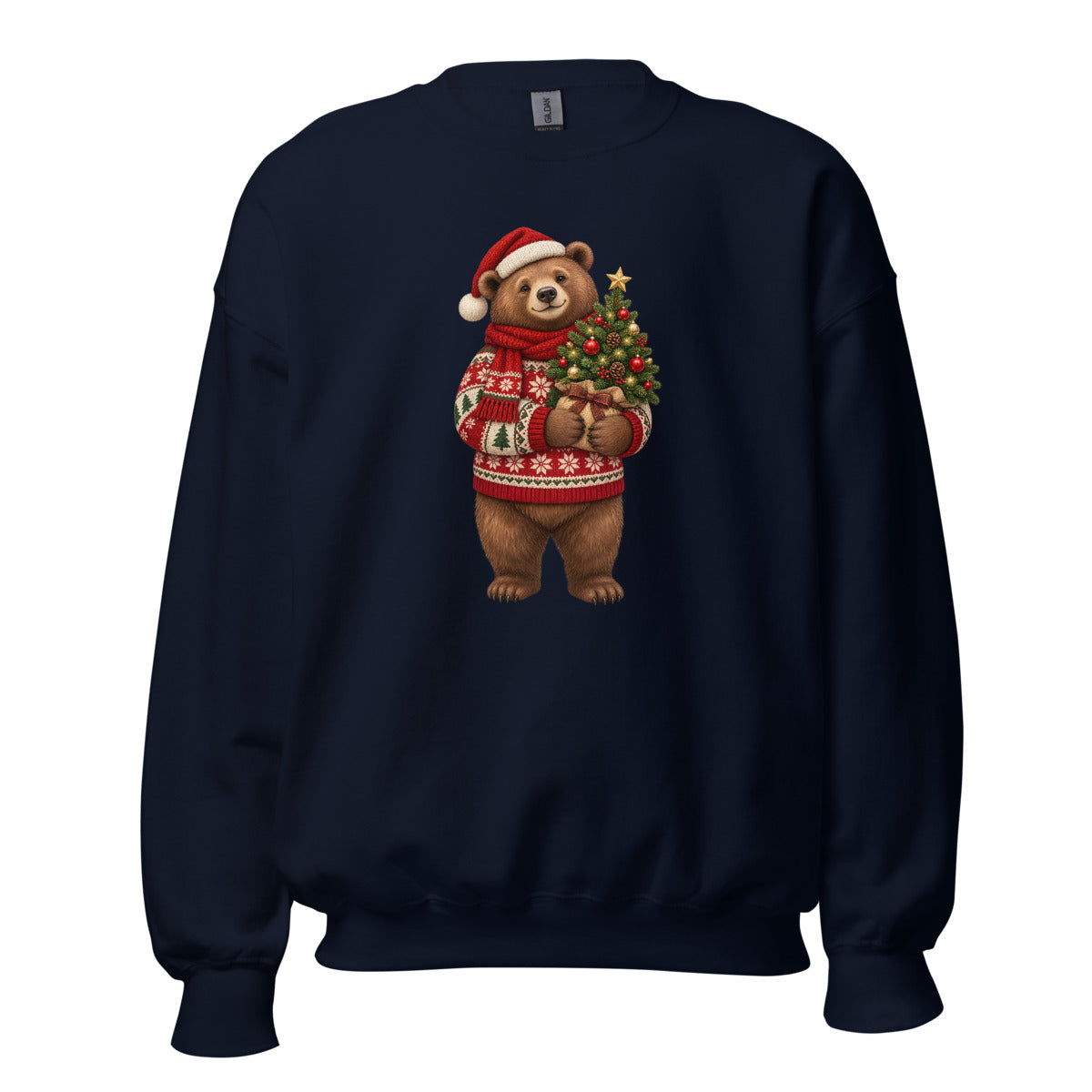 Winterbär – Sweatshirt – großer Frontdruck