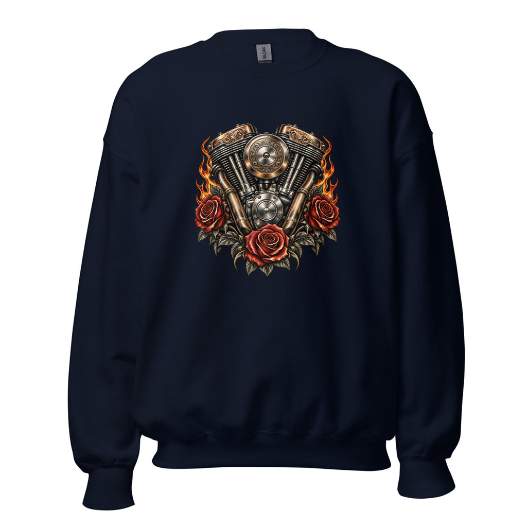 Benzin im Blut – Sweatshirt – großer Frontdruck