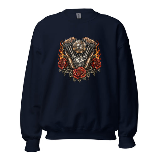 Benzin im Blut – Sweatshirt – großer Frontdruck