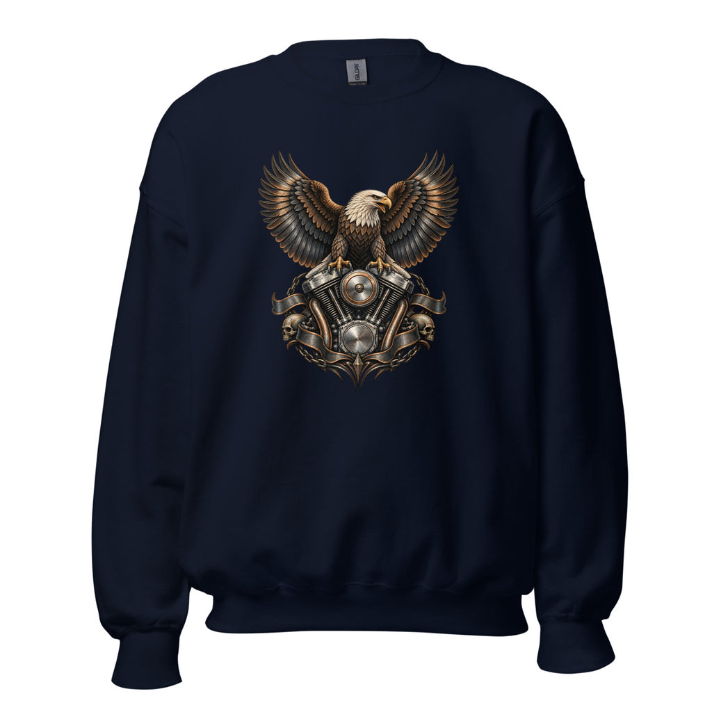 Adler der Landstraße – Sweatshirt – großer Frontdruck