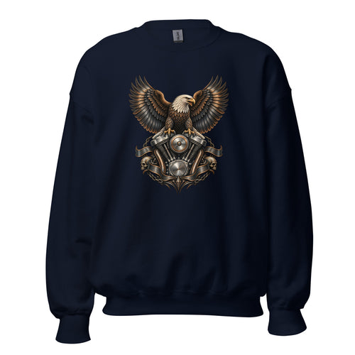 Adler der Landstraße – Sweatshirt – großer Frontdruck