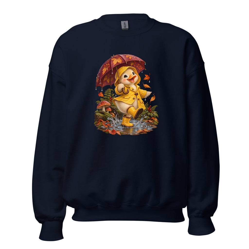 Regentanz der Ente – Sweatshirt – großer Frontdruck