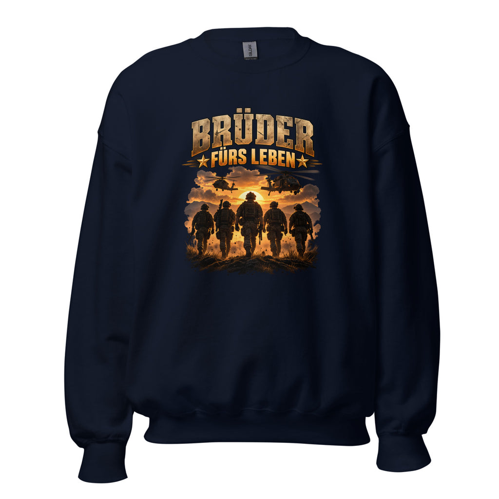 Brüder fürs Leben – Sweatshirt – großer Frontdruck