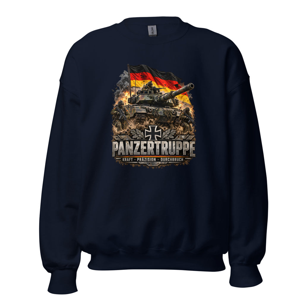 Panzertruppe Deutschland – Sweatshirt – großer Frontdruck