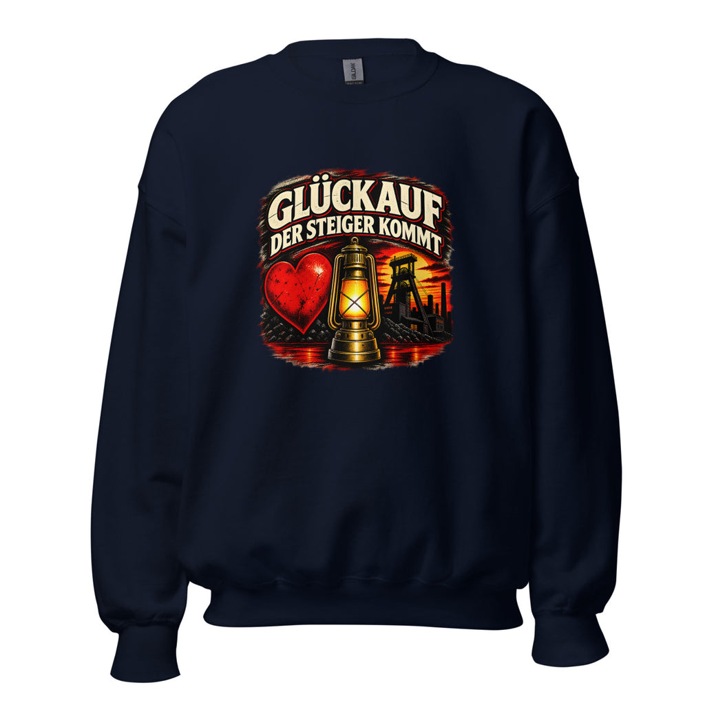 Glückauf - Der Steiger kommt – Sweatshirt – großer Frontdruck