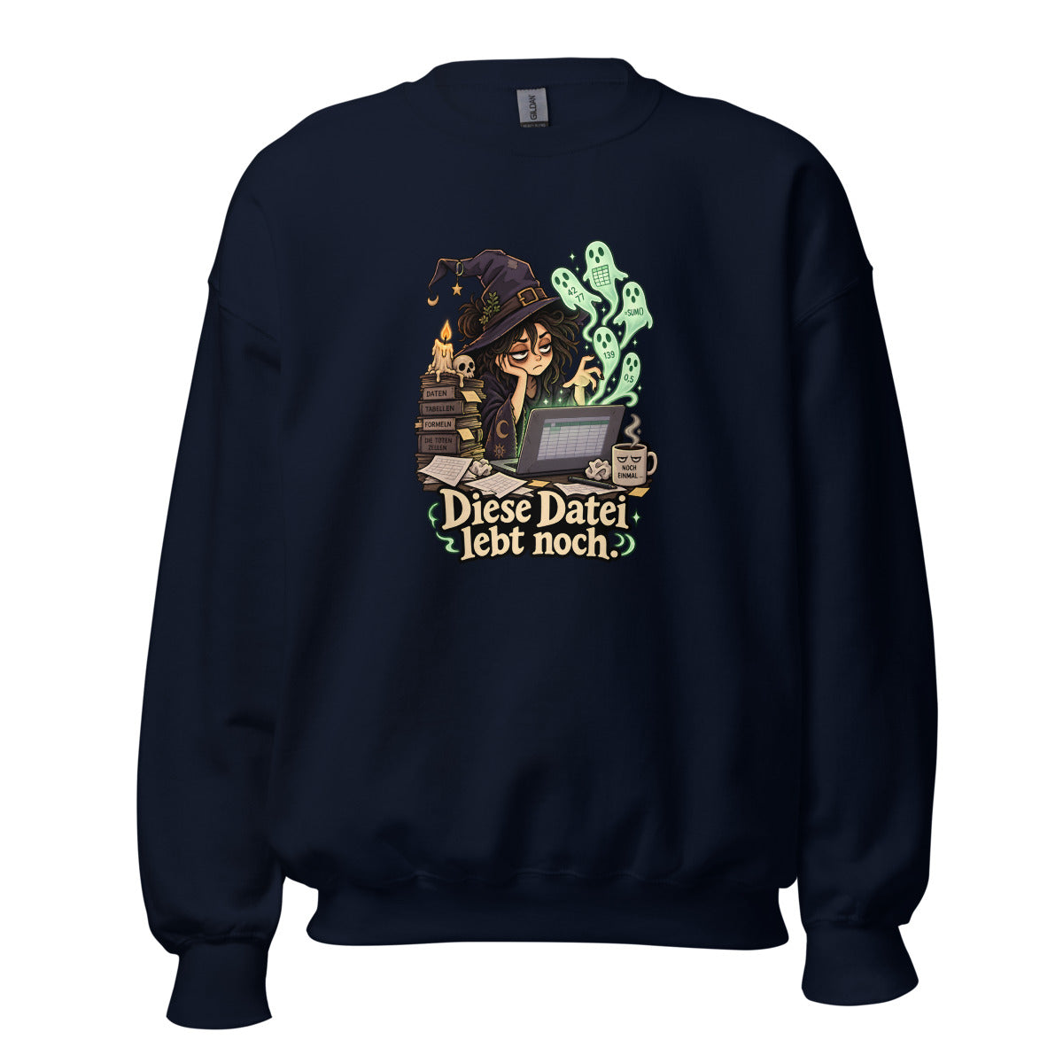 Excel-Nekromant – Sweatshirt – großer Frontdruck