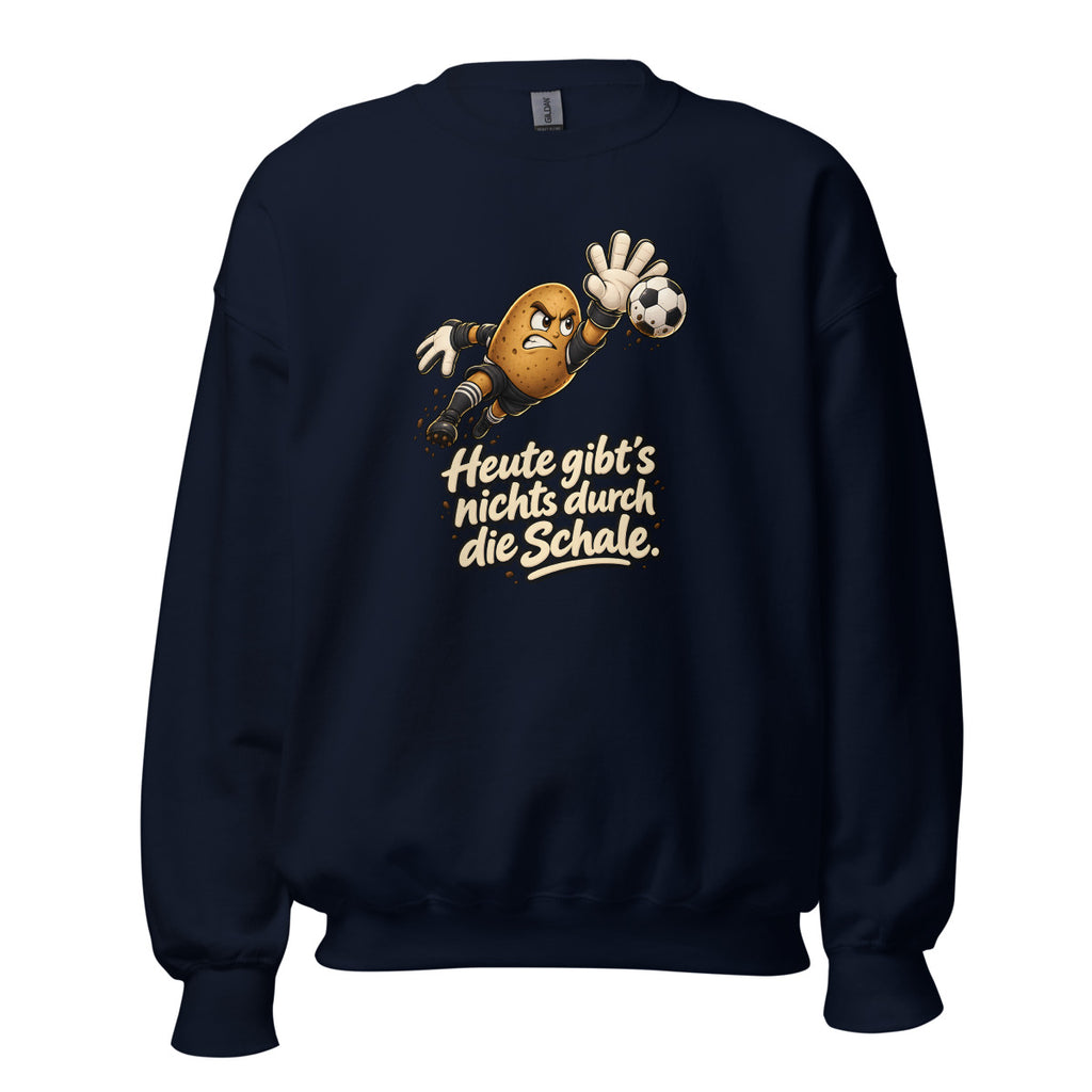 Torwart-Kartoffel – Sweatshirt – großer Frontdruck