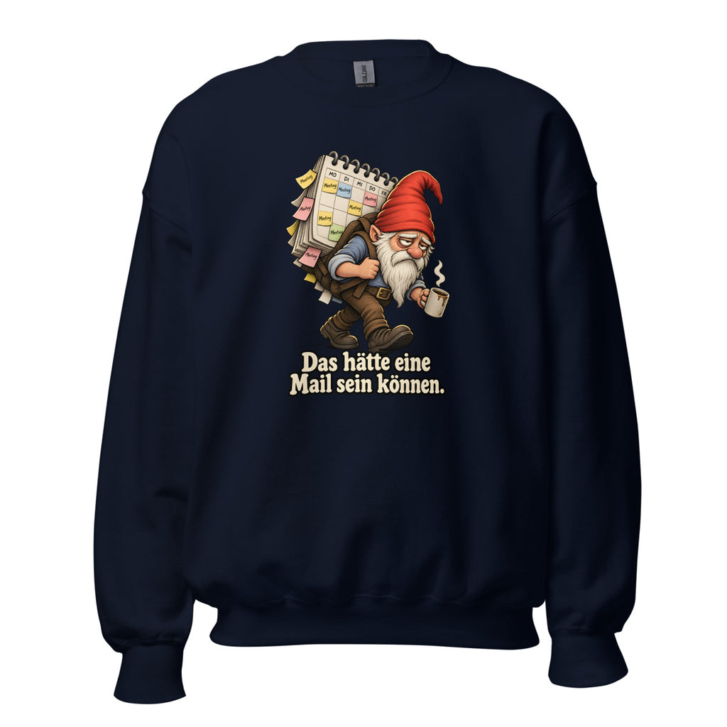 Meeting-Wichtel – Sweatshirt – großer Frontdruck