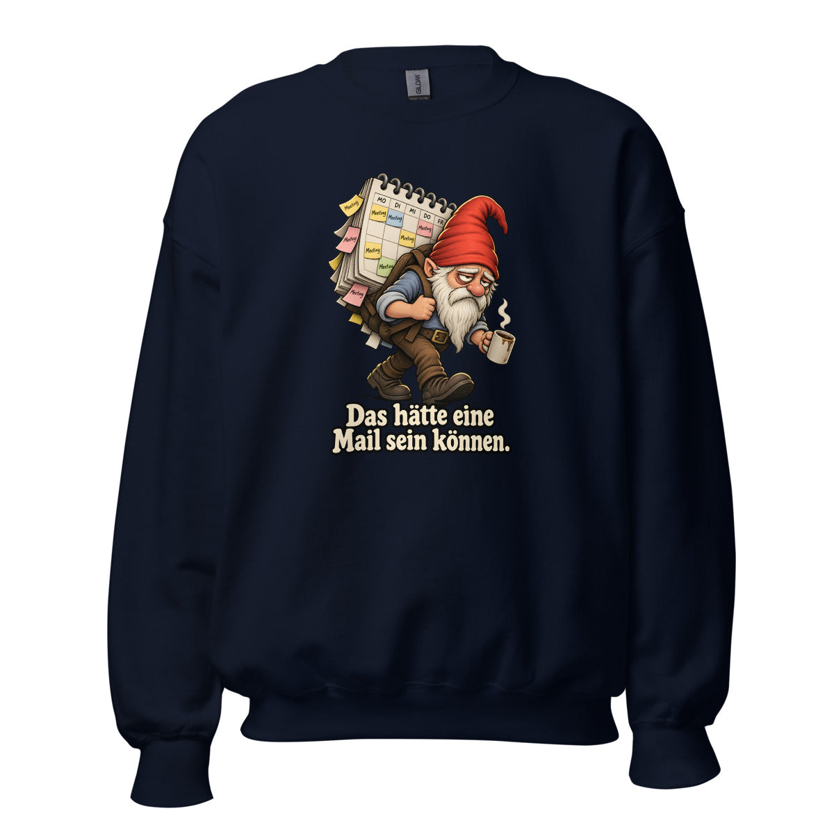 Meeting-Wichtel – Sweatshirt – großer Frontdruck