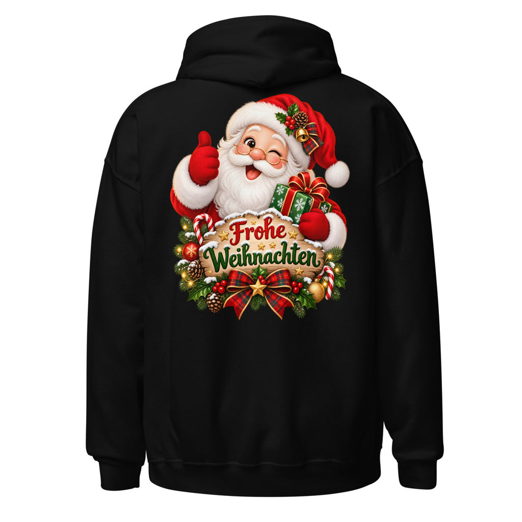 Weihnachtsmann mit Schriftzug. – Unisex Heavy Blend Hoodie | Gildan 18500