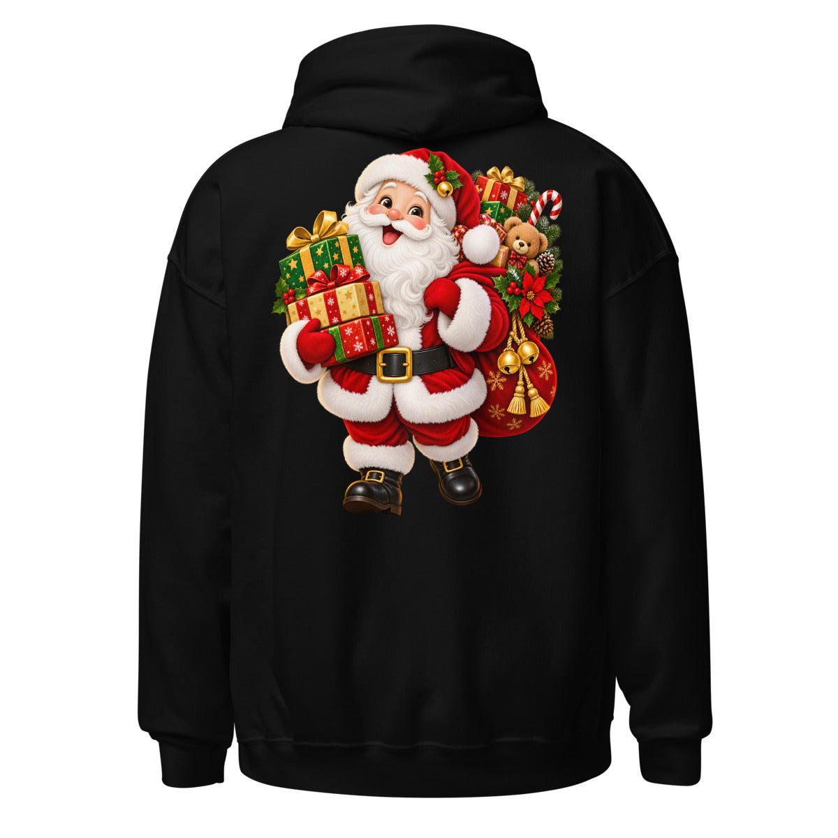 Weihnachtsmann mit Geschenken. – Unisex Heavy Blend Hoodie | Gildan 18500
