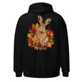 Feldhase mit Herbstlaub. – Unisex Heavy Blend Hoodie | Gildan 18500