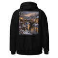 Weihnachtslaternen an der Steinbrücke – Hoodie – großer Rückendruck