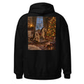 Schaukelpferd am Weihnachtsbaum – Hoodie – großer Rückendruck