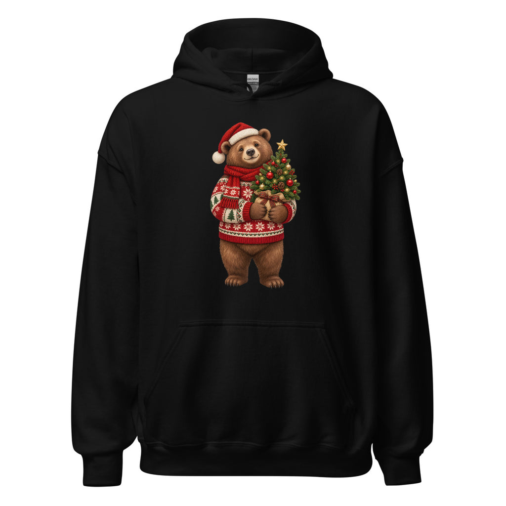 Winterbär – Hoodie – großer Frontdruck